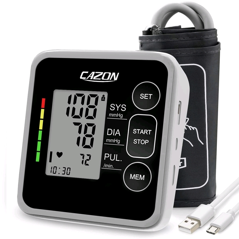 New Open Box CAZON Fully Automatic Upper Arm Digital Blood Pressure Monitor (B26)