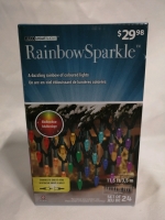 New LED Rainbow Sparkle String Lights - 11.5 feet