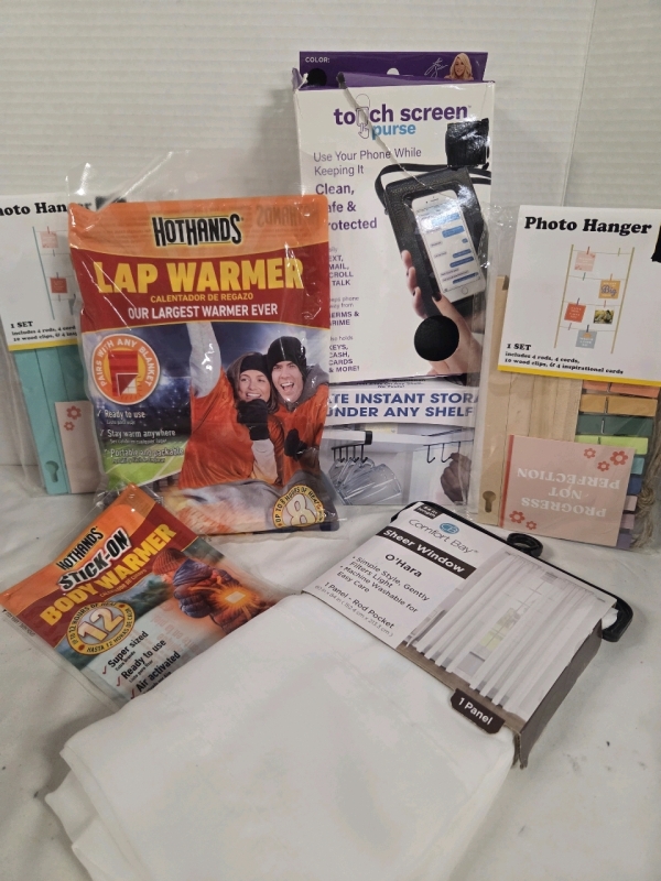 All New | Variety Lot | Includes 6 Items | Curtains Measure 60" x 84"
