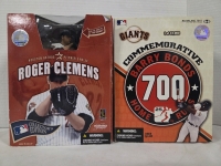 2 McFarlane Collectables | MLB Collectors Edition Roger Clemens From 2006 & Commemorate Barry Bonds 700 Home Runs Figure from 2004