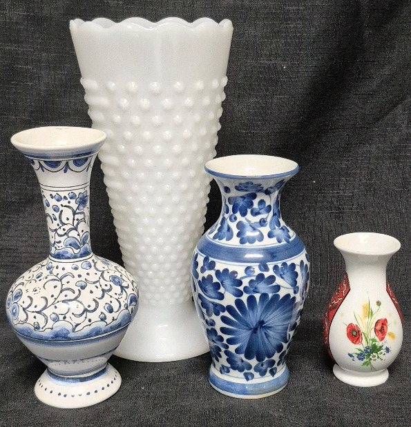4 Vintage Vases - Germany, Portugal +