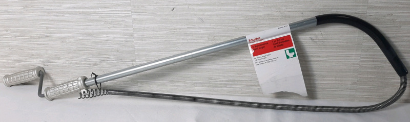 Master Plumber 3ft Toilet Auger w/ &frac12;" Diameter Cable