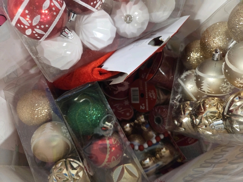 New | HUGE Bag of Holiday Decor | Bag Measures 22" x 16" x 18"