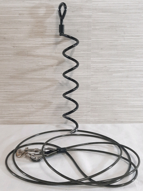 New 4ft Metal Clip Lock & 15" Spiral Shed Anchor
