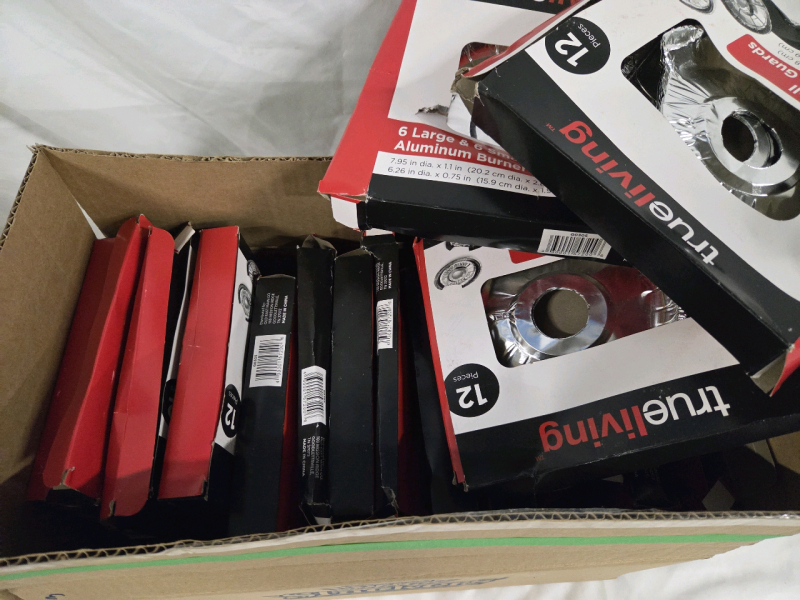 New | Box FULL Of Aluminum Burner Guards