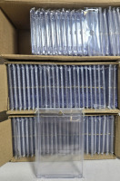 70 New | Hard Plastic Tarding Card Protective Cases W/ Magnetic Seal | 3" x 4.5" Each