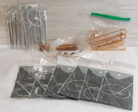 Lot of Knitting Products | 13 Knitting Needles, 12 Knitting Hooks & 6 Crocket Rings