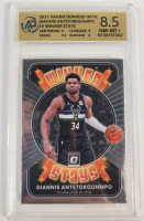 2021 Panini Donruss Optic Giannis Antetokounmpo #1 Winner Stays RPA Graded 8.5-NM-MT+ Trading Card