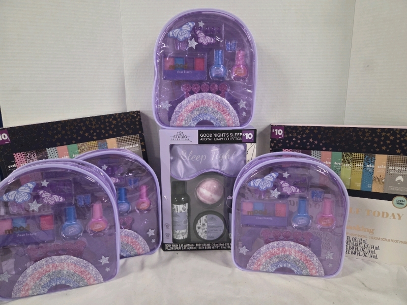 7 New | Variety Kids and Adults Self Care & Beauty Kits Lot