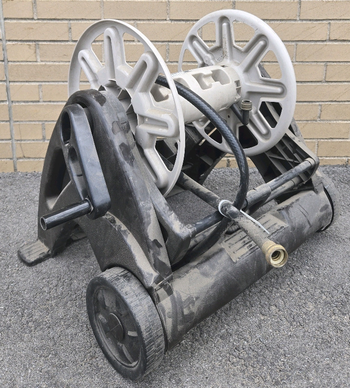 As Is Suncast Smart Tube Hose Hideaway With Brass Connections | 21" x 25" x 23"