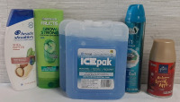 New Air Fresheners & Shampoos | 2 Cryopak Icepaks, Head & Shoulders Shea Butter Shampoo (370ml), Garnier Fructis Grow Strong Fortifying Conditioner (354ml), Great Scents 6in1 Air Freshener (283g) & Glade Autumn Spiced Apple Automatic Spray Refill (175g)