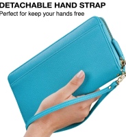 New Travel Organizer/Wallet with wristlet by Apadi