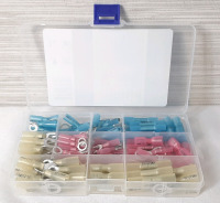 New Wirefy 120pc Heat Shrink Connectors Kit | Box Measures 7"&times;4"