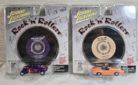 2 New Vintage | Johnny Lightning Rock'N' Rollers: The Beach Boys - Little Deuce Coupe & Fun, Fun, Fun Diecast Cars