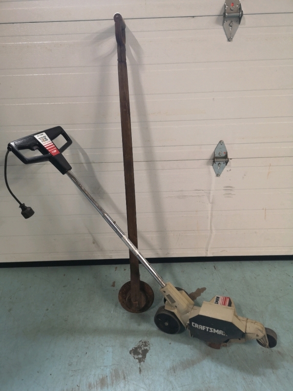 Craftsman Electric Grass Edger Trimmer + Wooden Edger