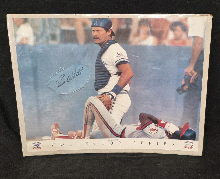 Toronto Blue Jays Signed Ernie Whitt Poster 24.5" by 18.75" Tall