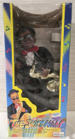 As New In Box | The Jazzman- Can Sway His Body W/ Sax Music Standing Or Squatting | 14" Tall
