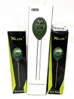 3 New Open Box Soil Moisture Testers/Meters (As-Is)