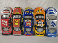 5 Vintage | 1/24 Scale Nascar Diecasts | Ford Taurus & Dodge R/T