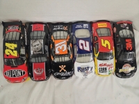 6 1/24 Scale Nascar Diecasts | 2009 Impala, 2002 Monte Carlo, 1999 Ford Taurus, & 2003 Monte Carlo