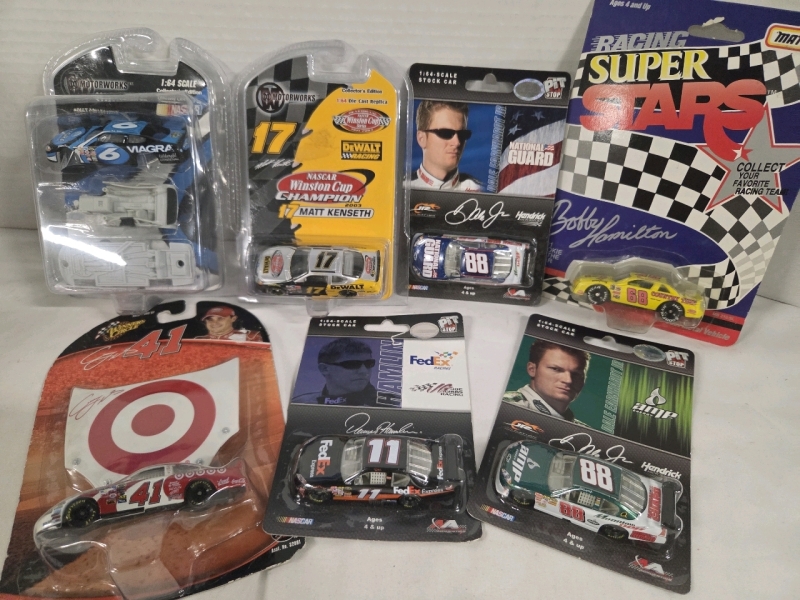 7 Variety Nascar Diecast Cars Lot |