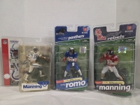 McFarlane Sportspicks NFL Figurines | Peyton Manning, Tony Romo & Eli Manning