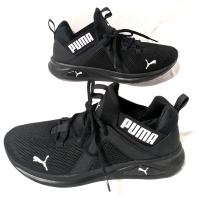 New PUMA Men's Enzo 2 Sneakers: Black, White (Size 10)