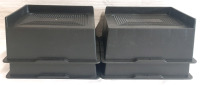 4 Plastic Furniture Risers | Place Furniture Legs On Top of Them | Measures 8" Long, 6" Wide, 3" Tall
