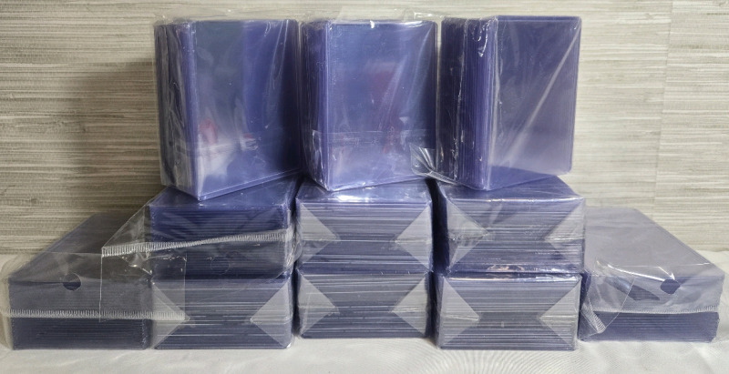 11 New Packs | ( 275pcs Total ) Trading Card Top Loaders/ Sleeves | 3" x 4"