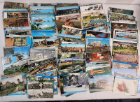 200+ Vintage World Vacation Postcards . Majority has Postcards & Stamps