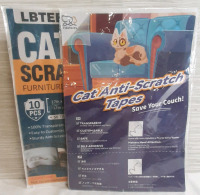 2 New Cat Scratch Furniture Protectors | 1 Pack Includes 10 Pieces w/ Twist Pins, 1 Pack Includes 5 Pieces