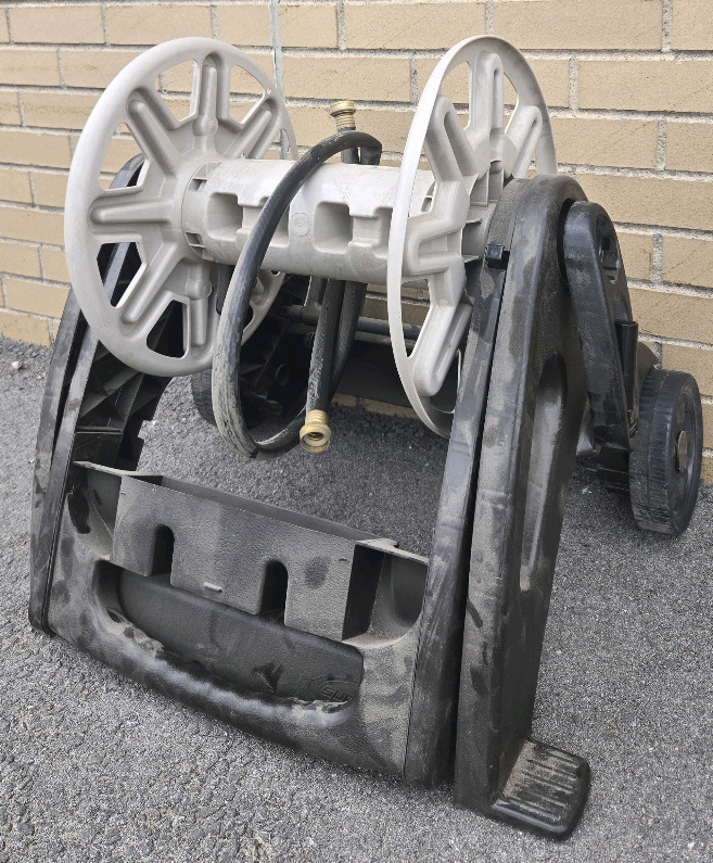 As Is Suncast Smart Tube Hose Hideaway With Brass Connections | 21" x 25" x 23"