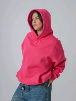 New Size Large Unisex DRMERS CLUB 100% Cotton Outer Signature Basic Hoodie - Hot Pink | Retails $110!