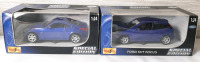 2 Maisto Special Edition Metal Die Cast Model Cars | Includes Ford SVT Focus & Nissan 350Z | Models are Roughly 6" Long, 3" Tall