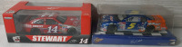 2 Winner's Circle & Pit Stop 1/24 Scale Metal Die Cast Nascar Models | Includes #14 Tony Stewarr & #5 Tony Labonte | Models Measure 7" Long, 2" Tall