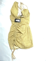 New Women's sz 10 Dress - Gold Glitter by Pretty Little Thing