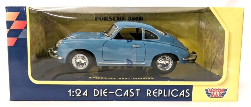 As-New MOTOR MAX 1:24 Scale Diecast Replica PORSCHE 356B Car #73200