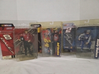 3 Vintage Mcfarlane Nascar Series 3 & 6 | Rusty Wallace, Jeff Gordon & Dale Jr