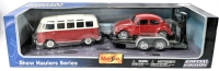 2006 MAISTO Special Edition Show Haulers Edition 1:24 Scale Volkswagen Beetle & Van "Samba" #32913 Diecast Model Cars With Plastic Parts & Opening Doors