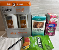 7 New Assorted Lot| Includes Suave Proffessional Frizz Control Shampoo & Conditioner and more| Best Before Not Found