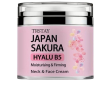 New TRSTAY Japan Sakura Moisturizing and Firming Neck and Face Cream HYALU B5 size in description