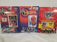 3 Vintage Diecast Cars | Winners Circle & Racing Champions | Ea. Measure 8" x 5"