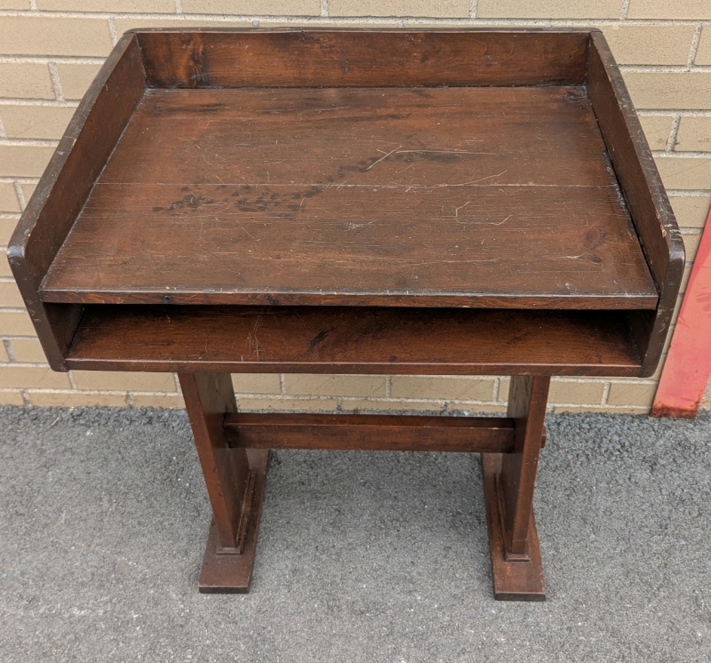 Vintage Children's Writing Desk. 31" by 25.5" by 19"
