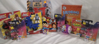 New | Assorted Kids Toys Lot | Includes Hedbanz Headrush, 10pc Toy Tool Set, GiftEms & More