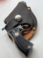 Swordfish Revolver 6" Lighter Rotating Barrel WZ 020-21 With Leather Sheath