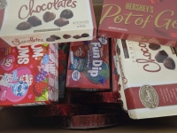 New | HUGE Box FULL of Candy and Chocolate | Box Measures 18" x 13" x 12"