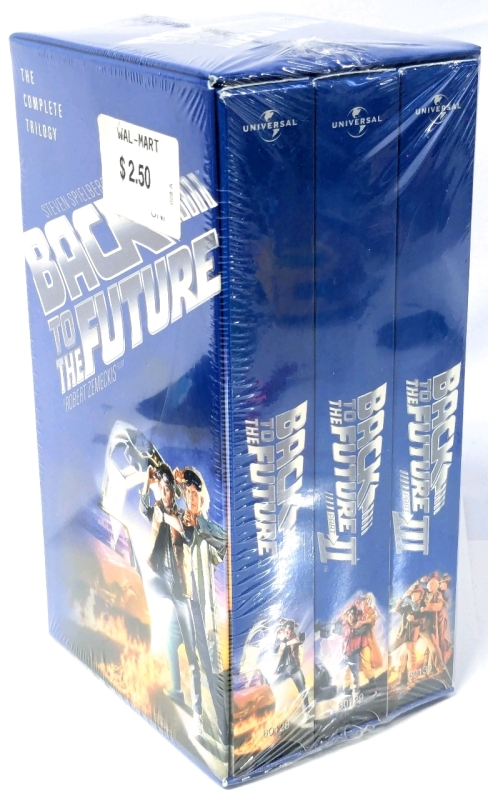 Rare Sealed Vintage BACK TO THE FUTURE: The Complete Trilogy on VHS