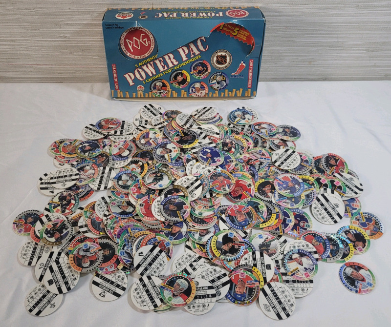 300+ Vintage 1994 NHL Hockey Player Pog Milkcaps .