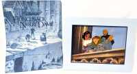 Vintage 1997 Disney Store HUNCHBACK OF NOTRE DAME Exclusive Commemorative Lithograph With Original Envelope & Card Frame - 11" &times; 14"