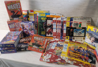 Vintage Sports & Non-Sport Cereal Box Memorabilia . Hockey , Golf , Basketball , Racing , Star Wars , Batman